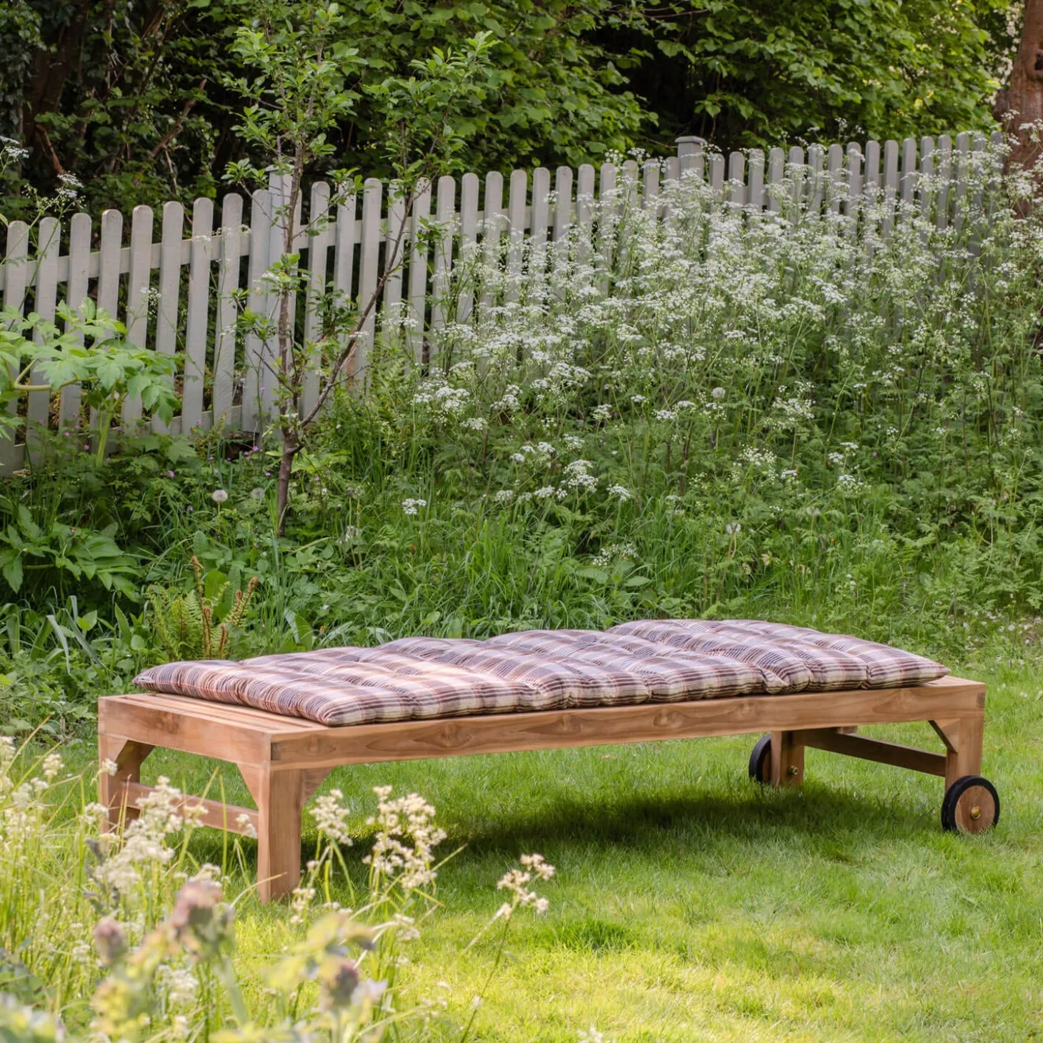 Tiana Teak Sun Lounger