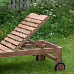 Tiana Teak Sun Lounger