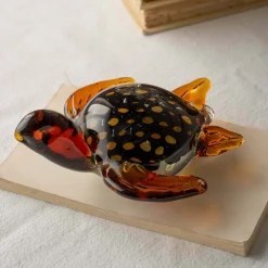 Tibo Turtle Glass Ornament