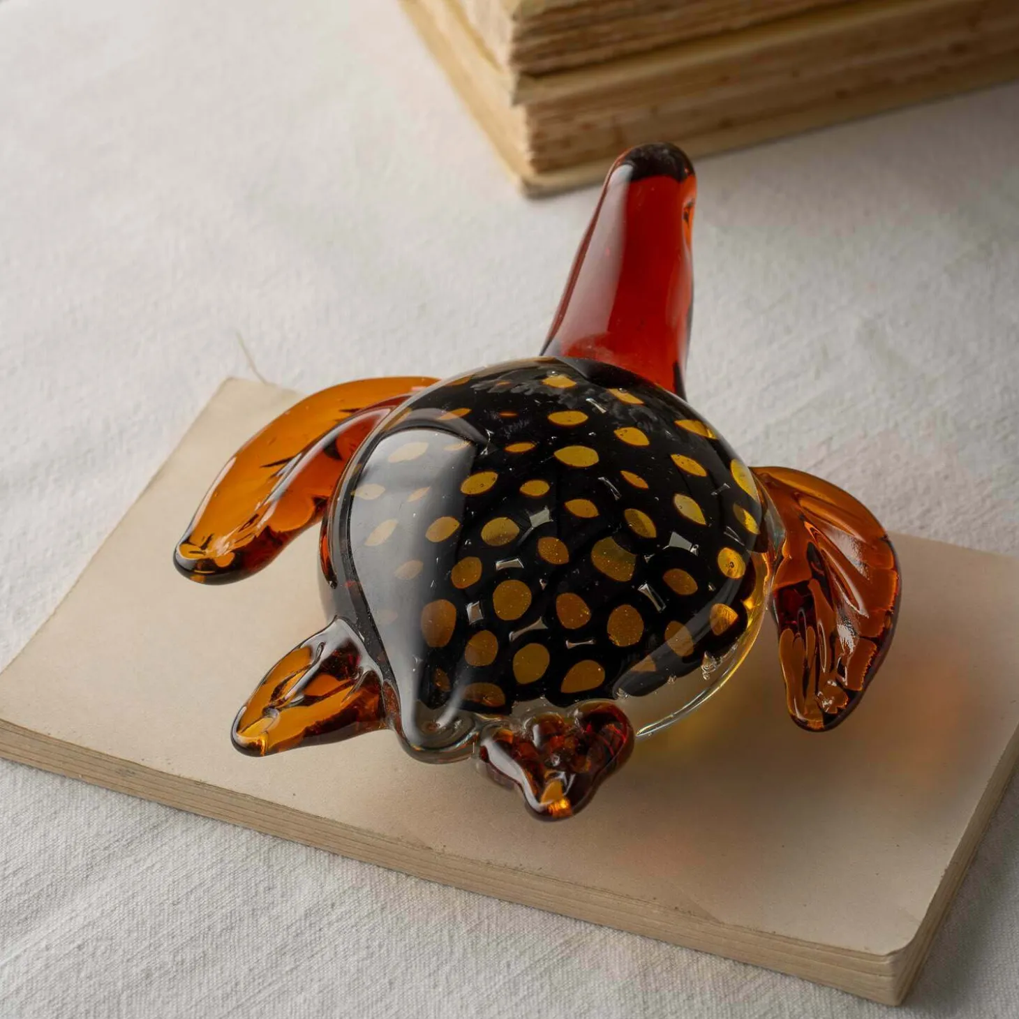 Tibo Turtle Glass Ornament