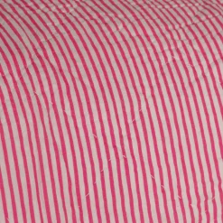 Tiger and Pink Stripe Reversible King Size Quilt