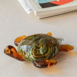 Timmy Turtle Glass Ornament