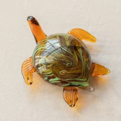Timmy Turtle Glass Ornament
