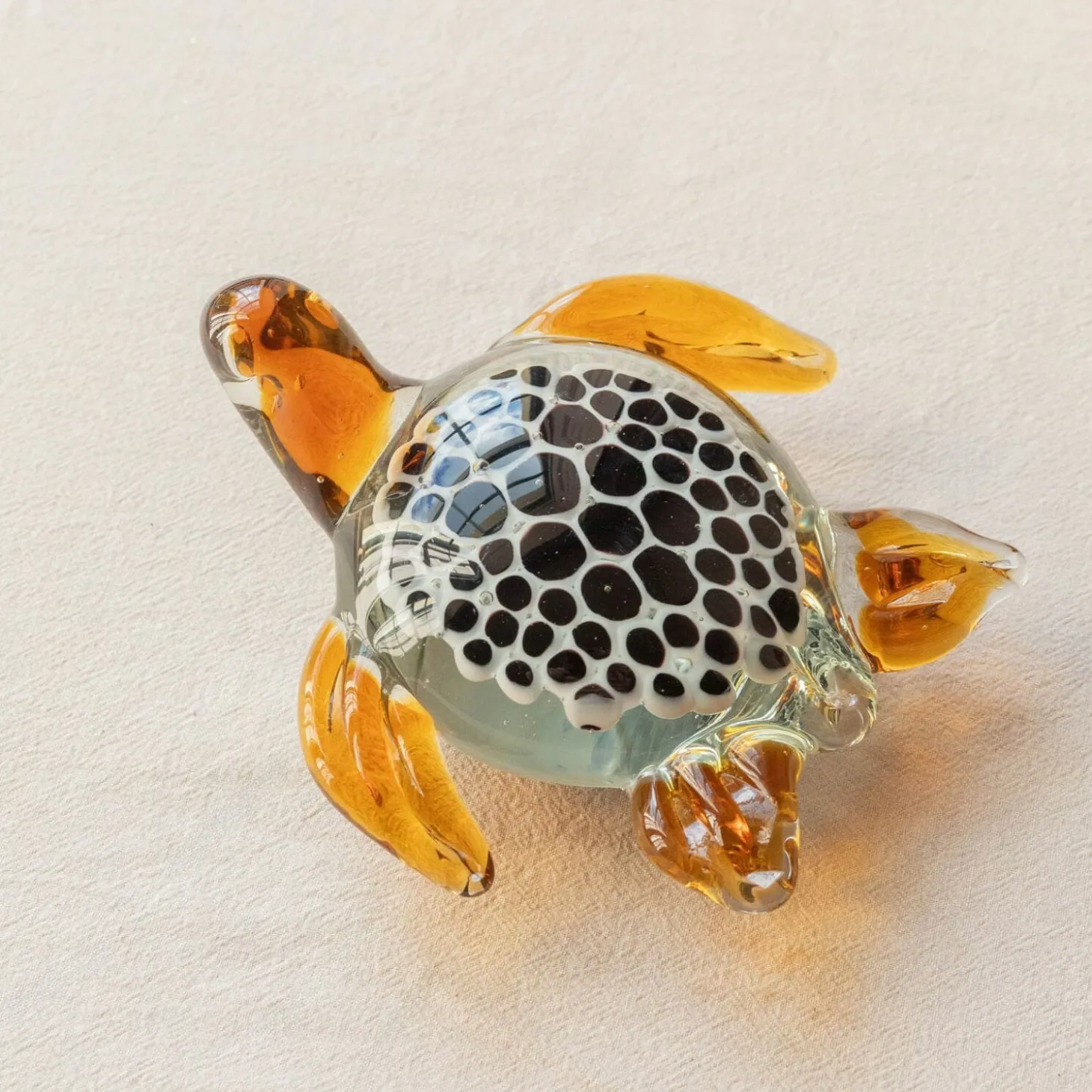 Titus Turtle Glass Ornament