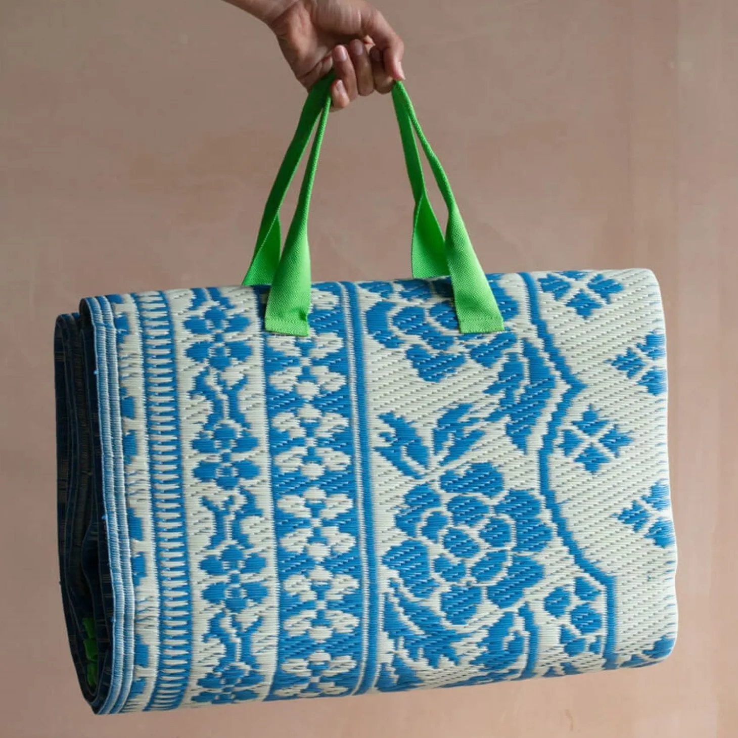 Tivoli Blue Recycled Picnic Blanket