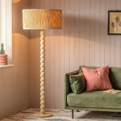 Tordu Wooden Floor Lamp