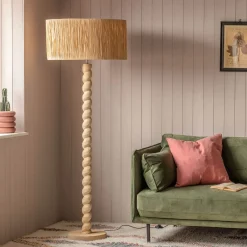 Tordu Wooden Floor Lamp