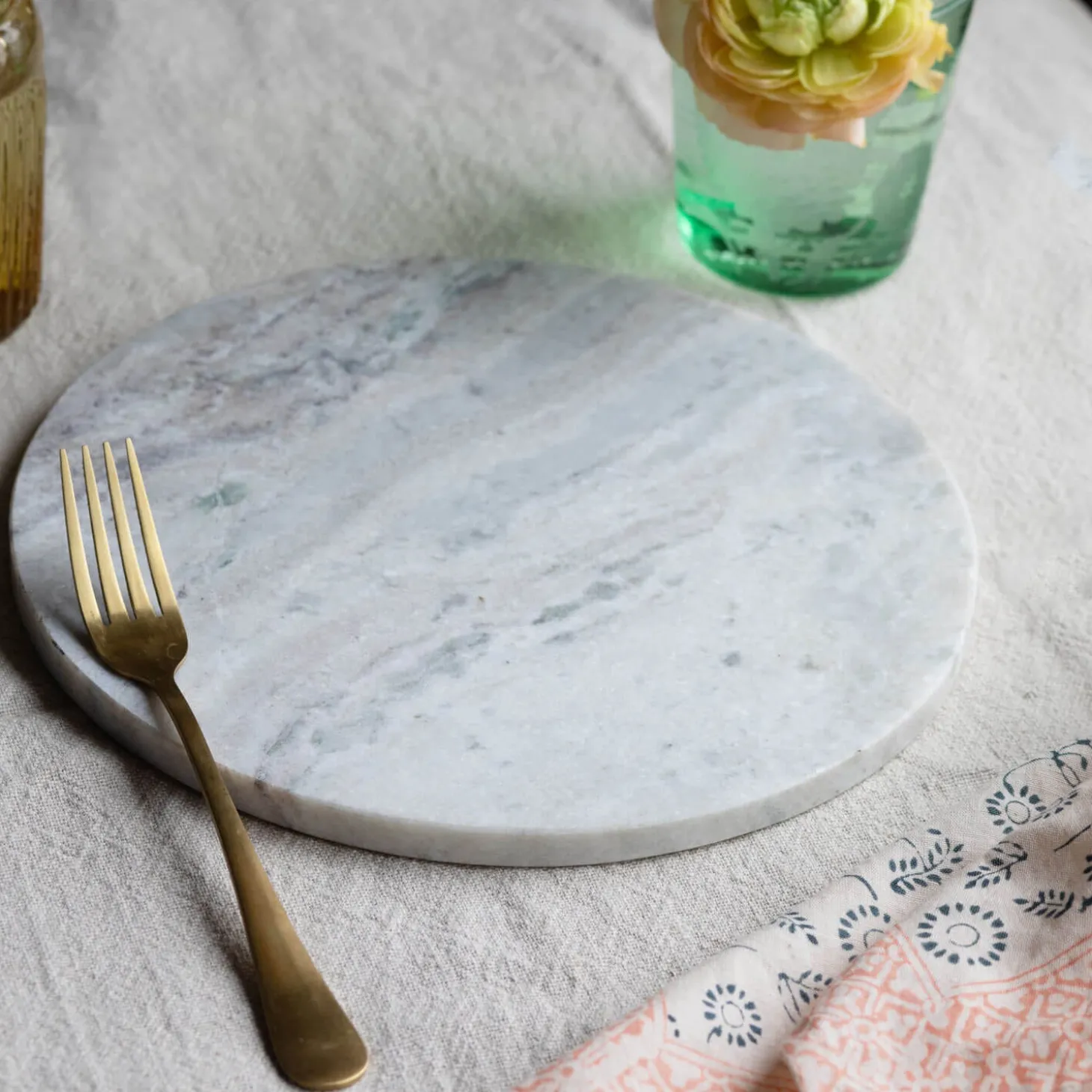 Toronto Round Marble Placemat