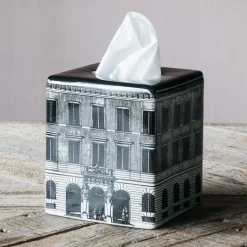 Townhouse Window Tissue Box