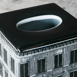 Townhouse Window Tissue Box