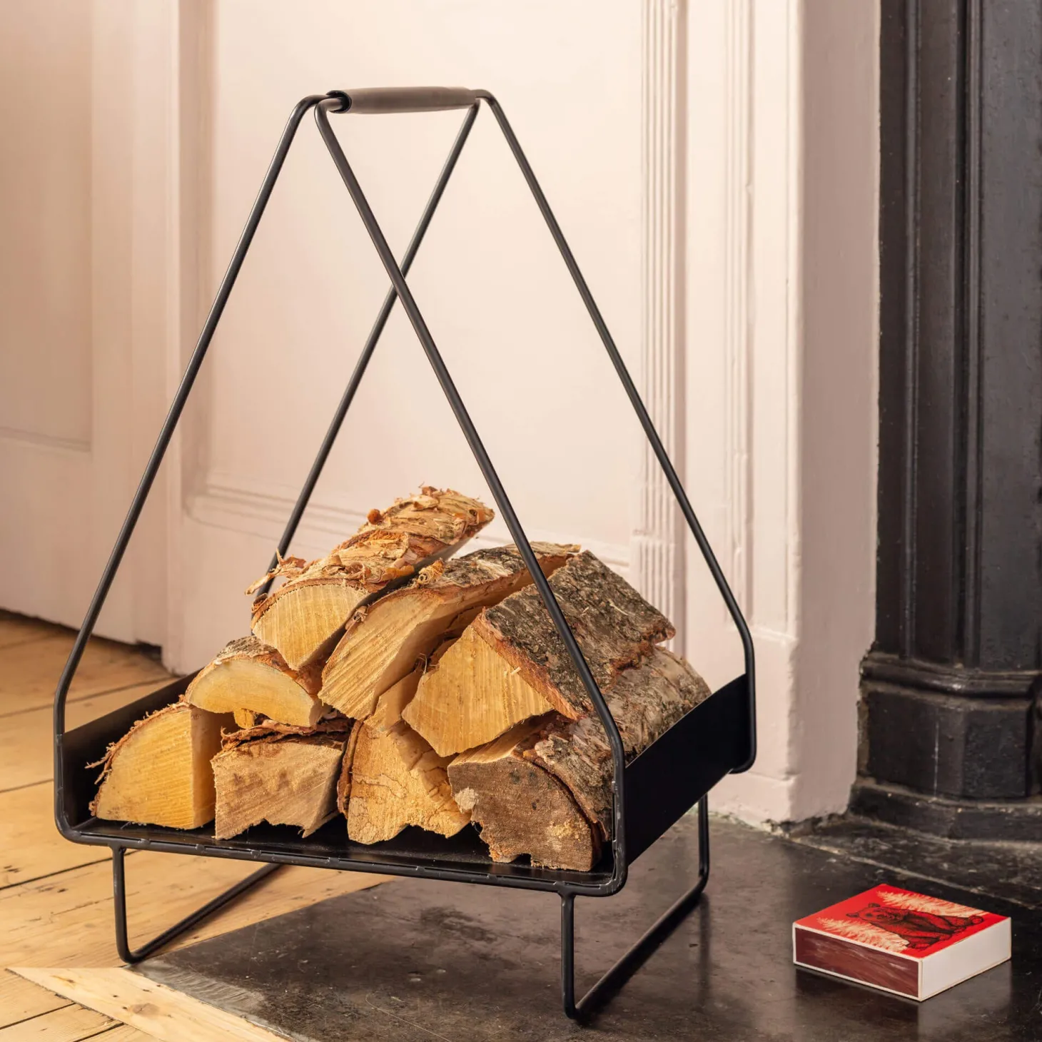 Triangular Log Holder