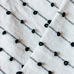 Trinx Black and White Throw