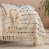Trinx Large Black and White Throw
