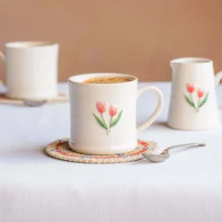Tulips Motif Mini Mug