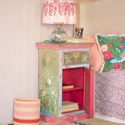 Tunxi Painted Bedside Table