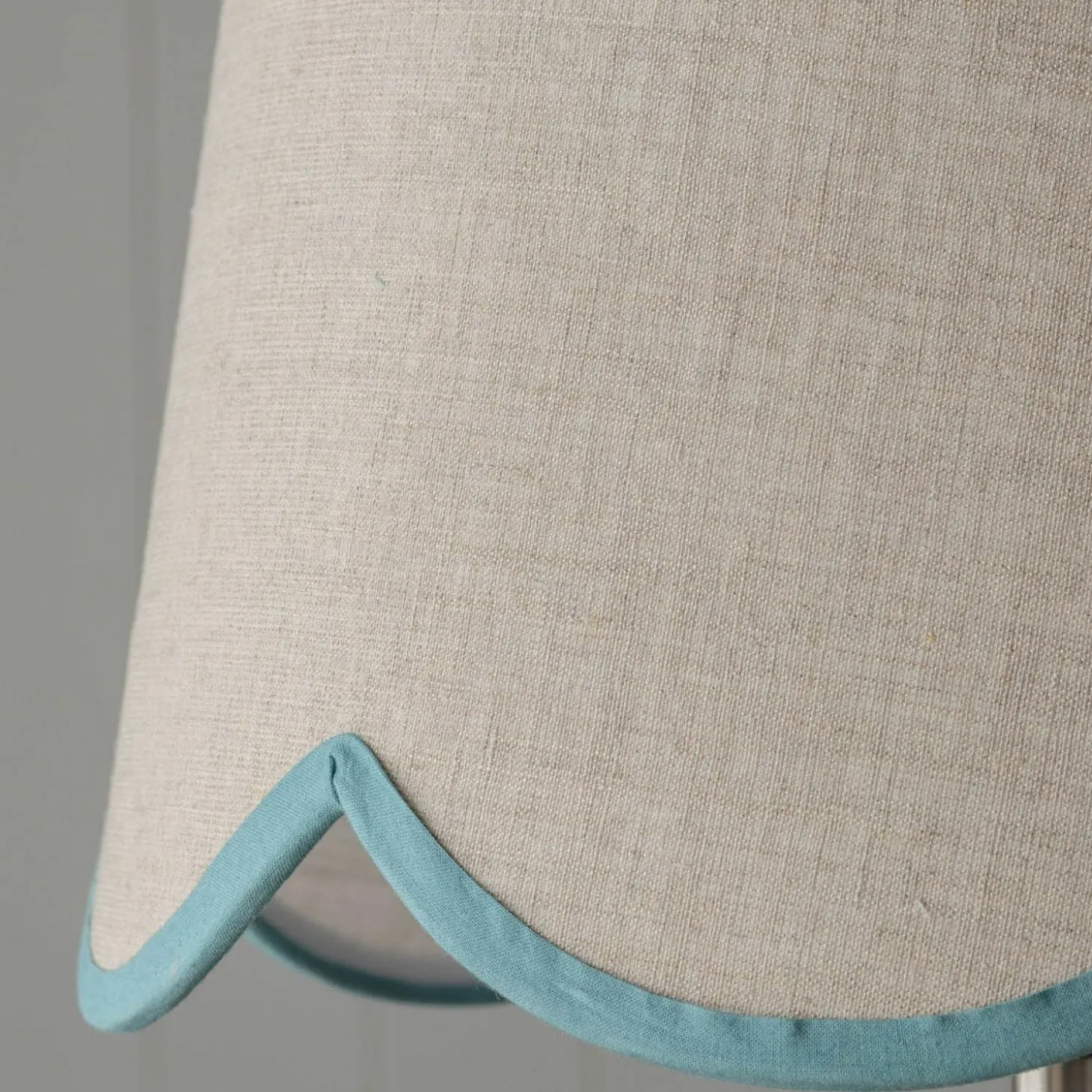 Turquoise Scallop Lamp Shades