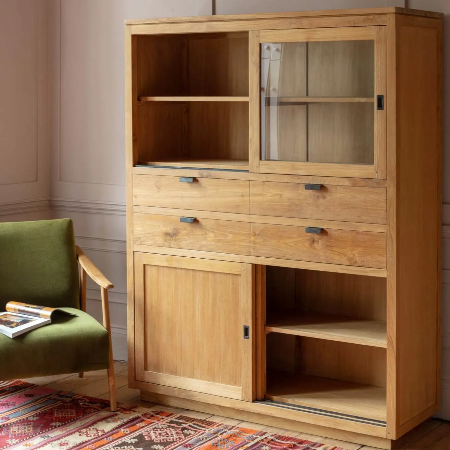 Valence Teak Cabinet