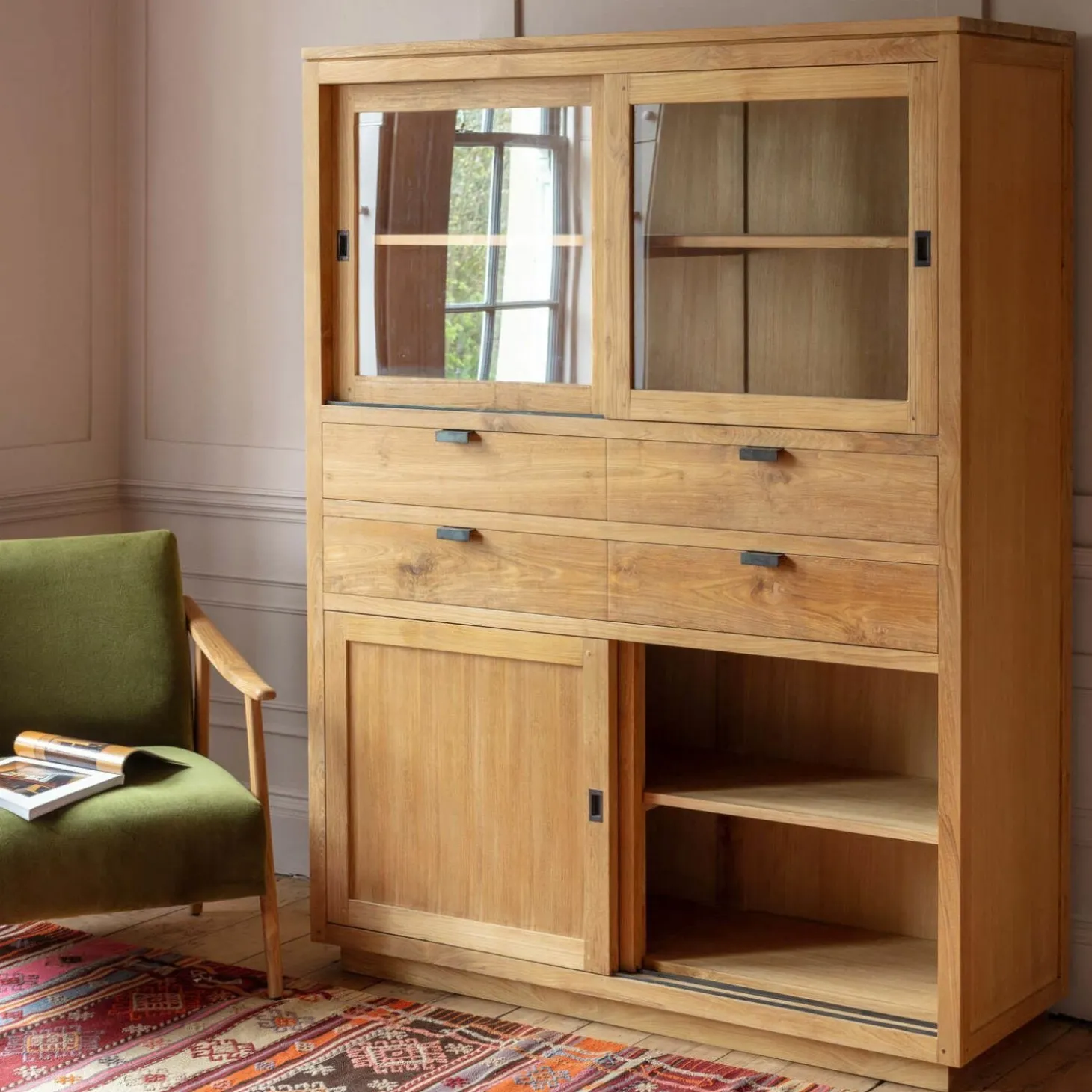 Valence Teak Cabinet