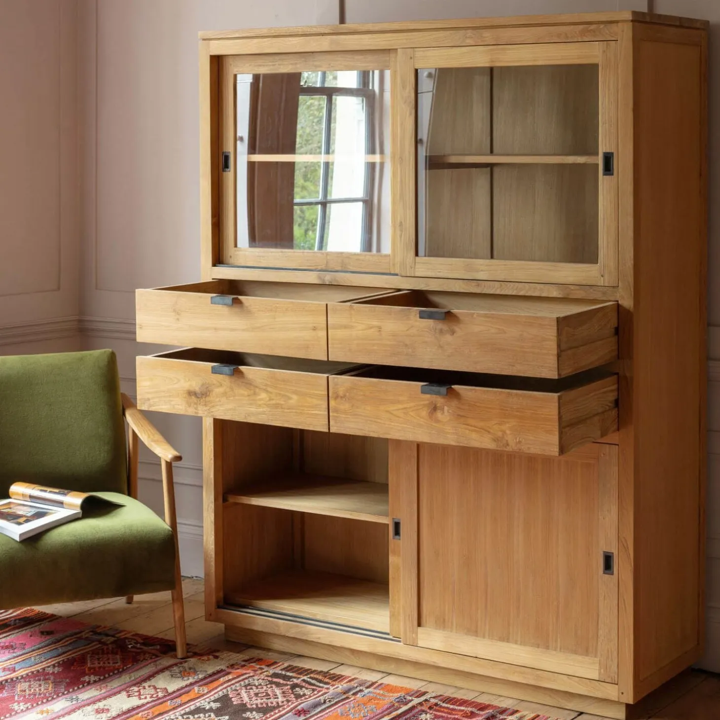 Valence Teak Cabinet