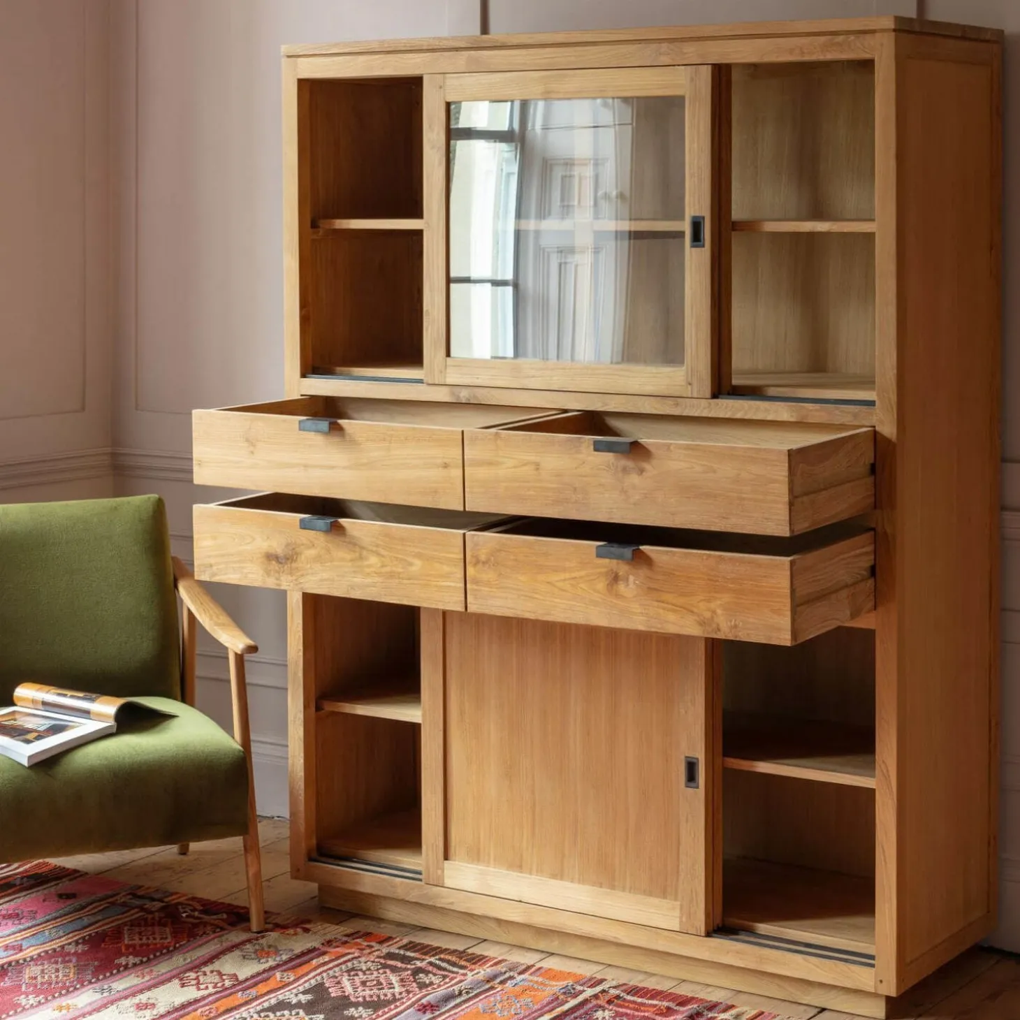Valence Teak Cabinet