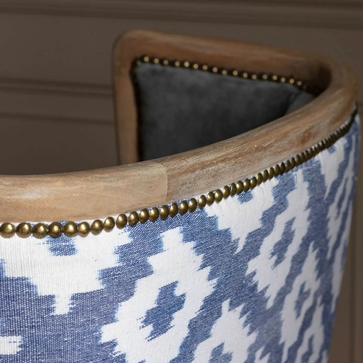 Valentin Blue Ikat Armchair