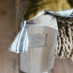 Velvet Bed Rolls with Striped Reverse