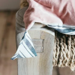 Velvet Bed Rolls with Striped Reverse