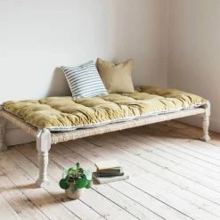Velvet Bed Rolls with Striped Reverse