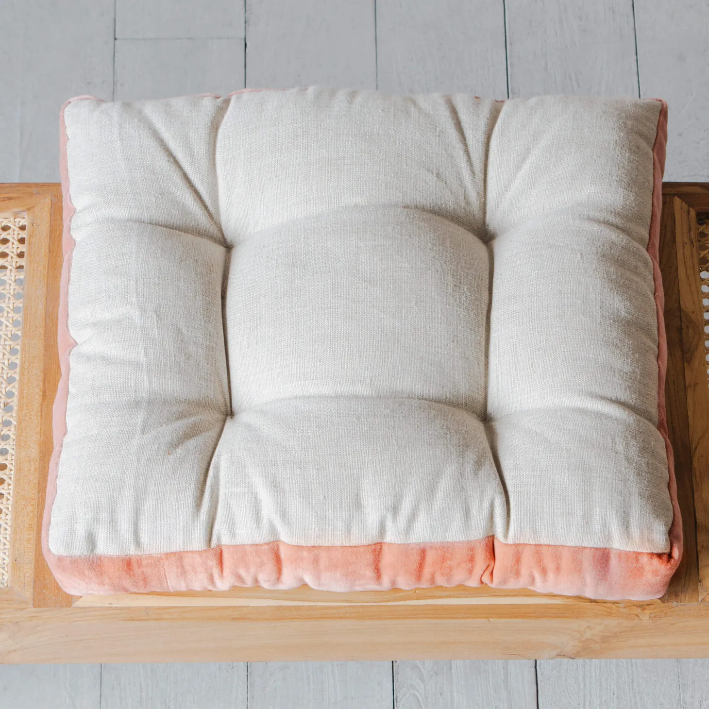 Velvet Border Seat Pads