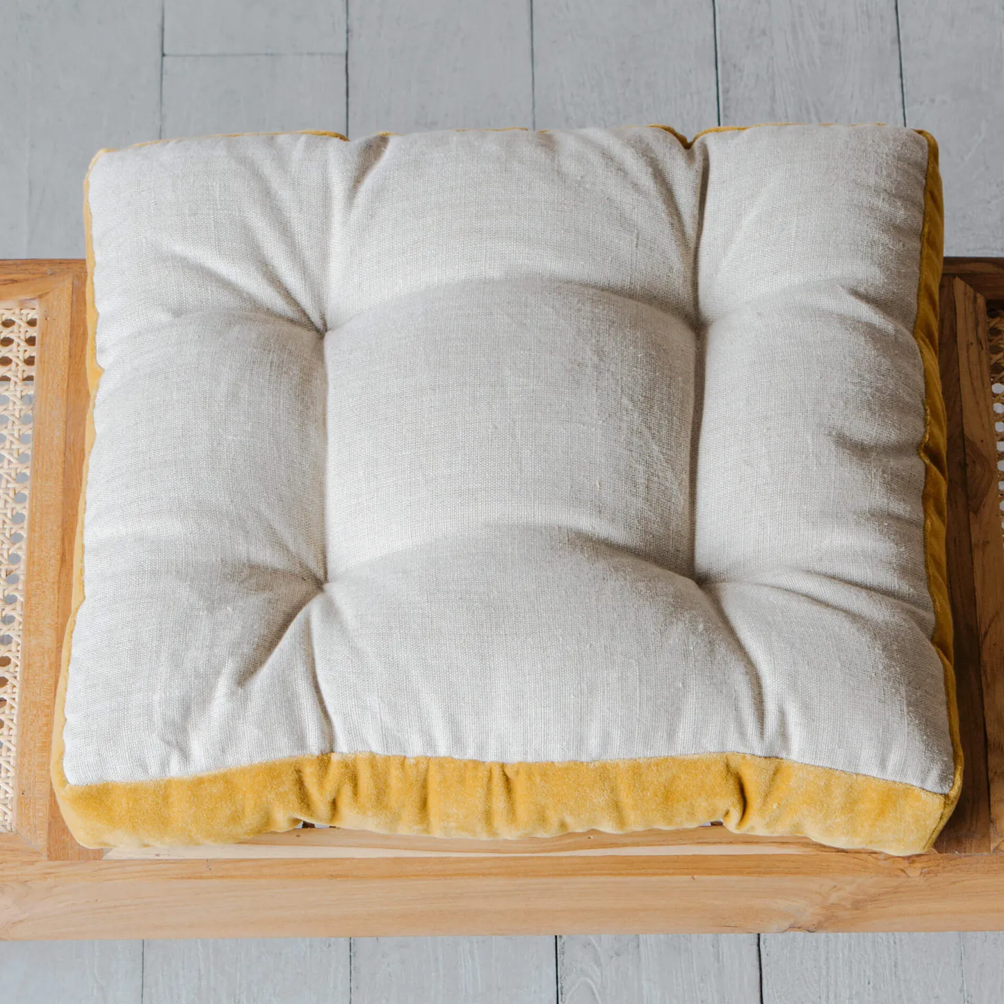 Velvet Border Seat Pads