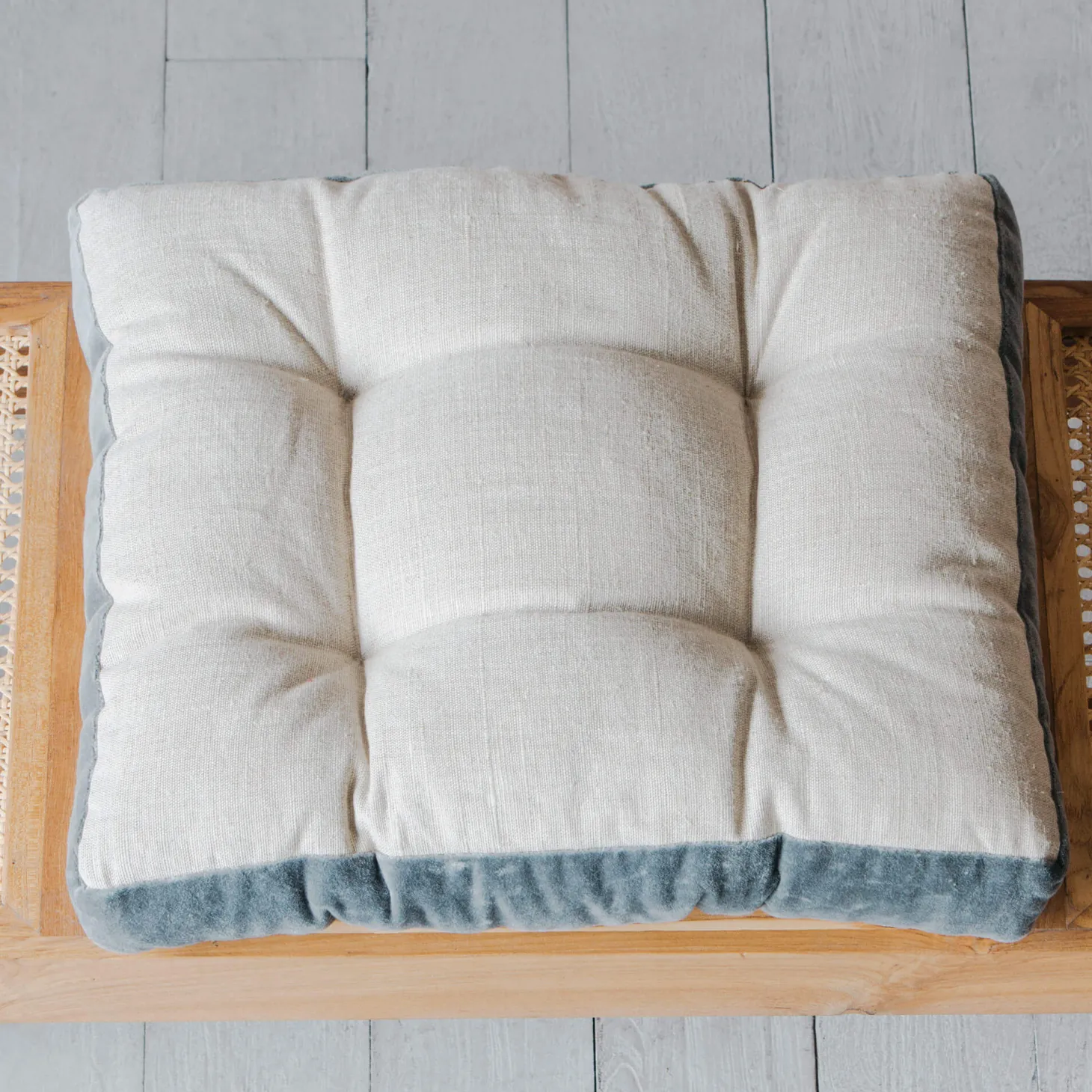 Velvet Border Seat Pads