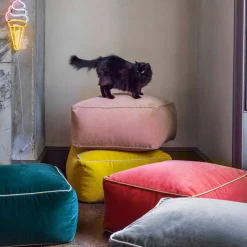 Velvet Pouffes