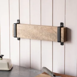 Vintage Mango Wood Knife Rack