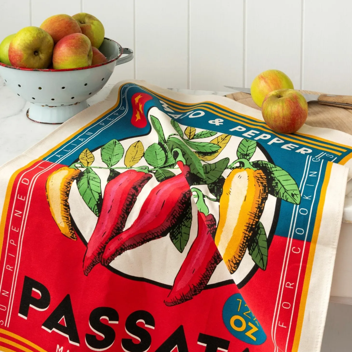Vintage Passata Tea Towel