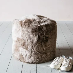 Vole Sheepskin Stool