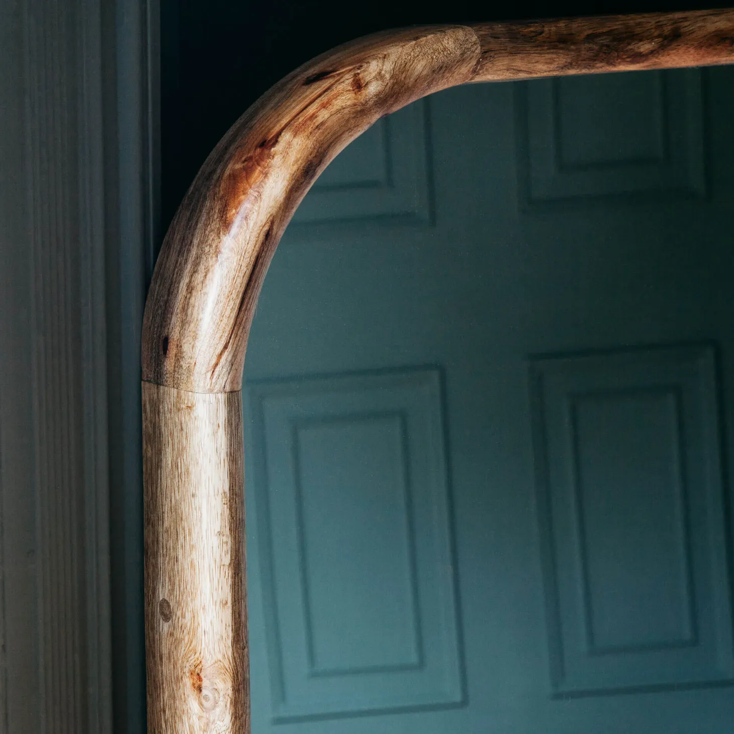 Walter Medium Natural Wood Mirror