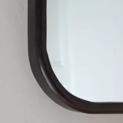 Walter Small Dark Wood Mirror