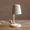 White Angled Table Lamp
