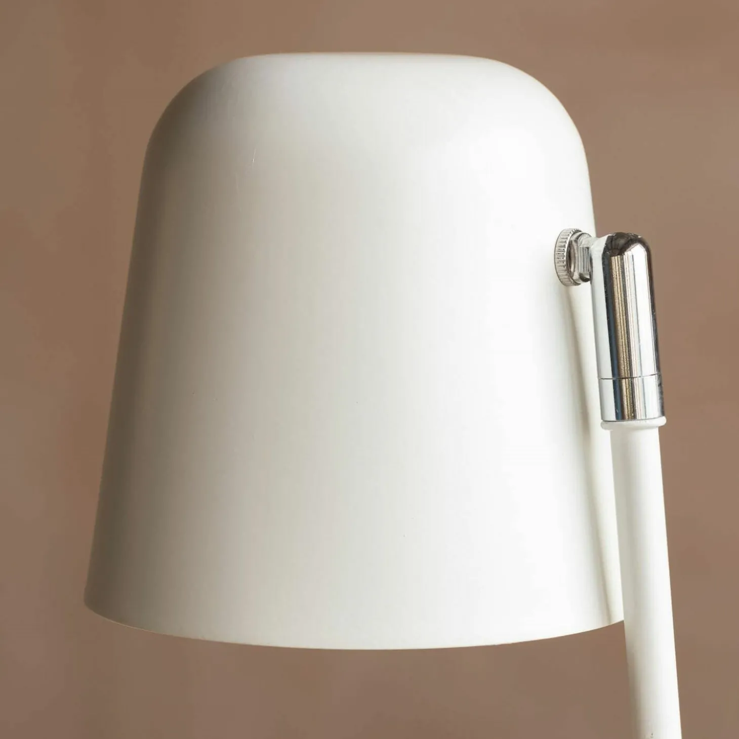 White Angled Table Lamp