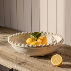 White Bobble Serving Bowl