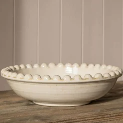 White Bobble Serving Bowl