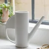White Ceramic Watering Can Vase