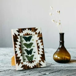 White Chevron Frame