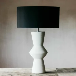 White Cyrus Ceramic Lamps