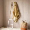 White Dipped Wooden Ladder