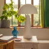 White Dome Table Lamp