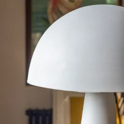 White Dome Table Lamp