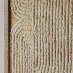 White Jute Wall Art