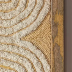 White Jute Wall Art