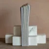 White Marble Bookends